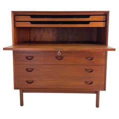 Peter Hvidt and Orla Molgaard-Nielsen Secretary Desk in Solid Teak