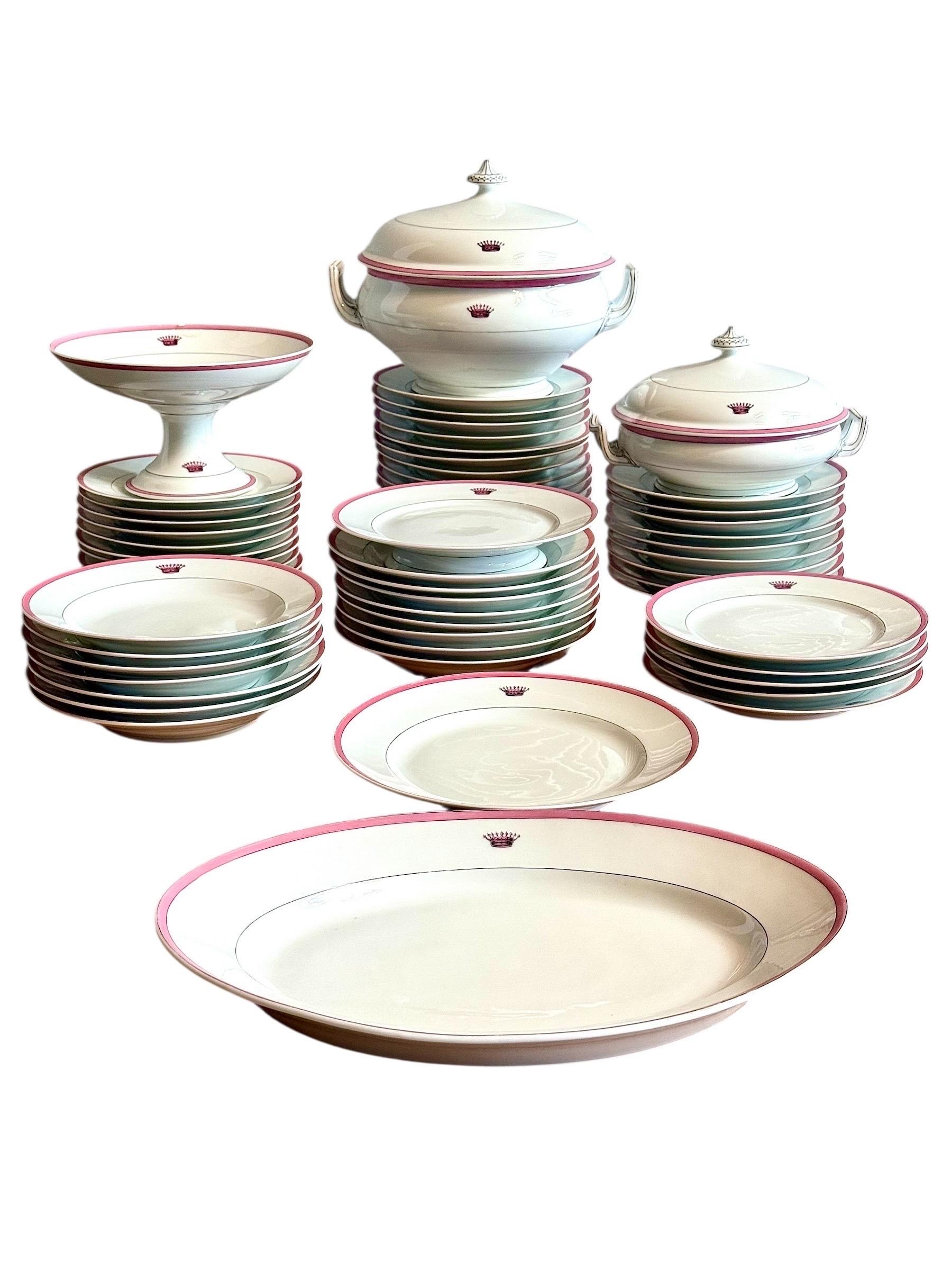 19th Century Porcelain Dinner Service from the Maison Charles Pillivuyt et Cie