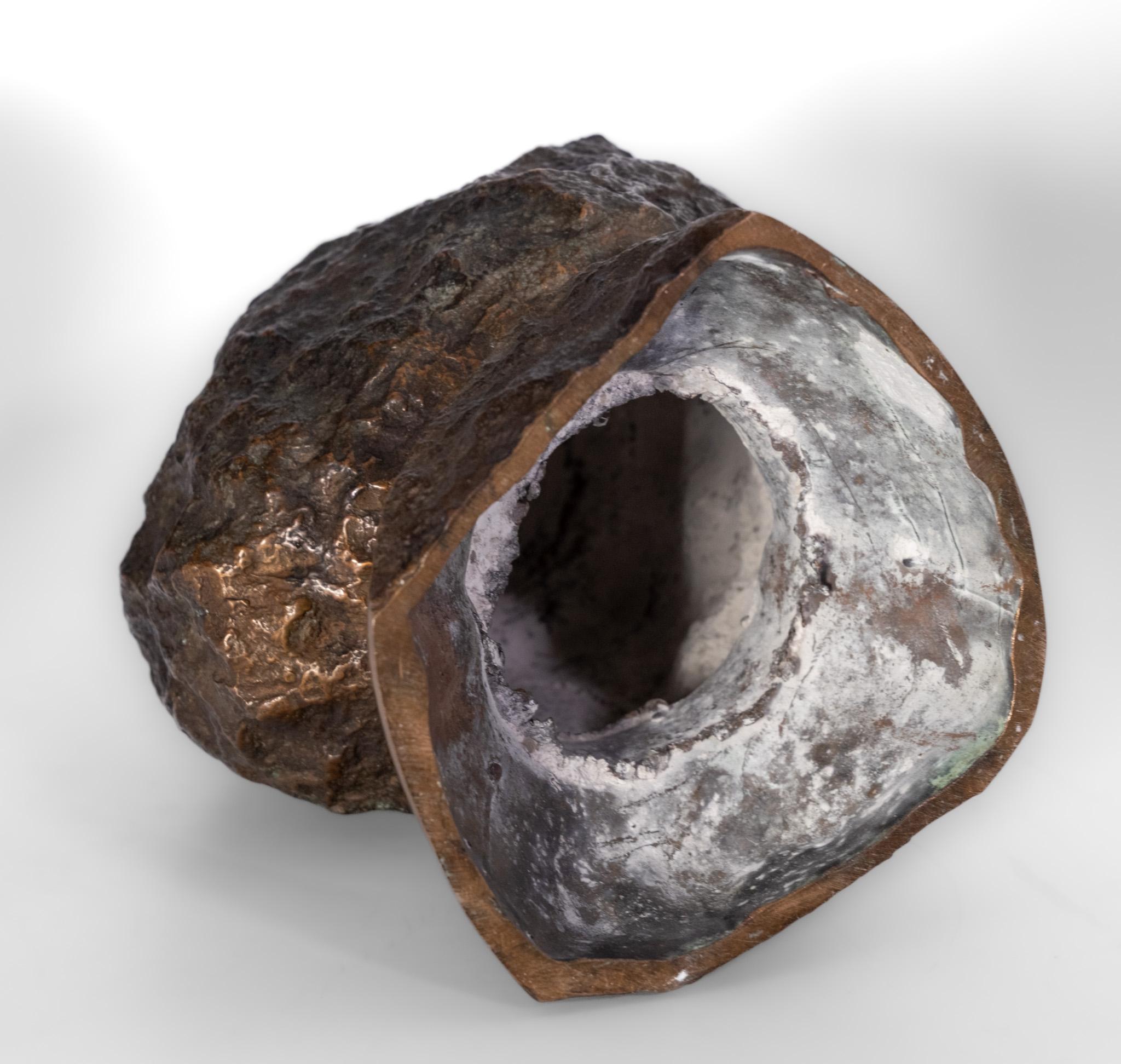 Testa astratta in bronzo di Wolf Bröll 1993 in vendita 8