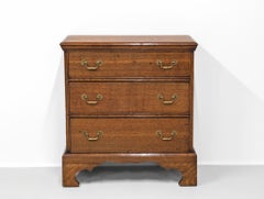 Antique Edwardian English Oak Small Chest Of Drawers Circa 1900