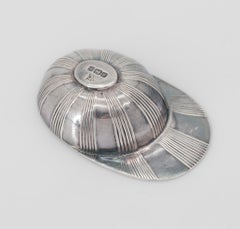 Silver Novelty Caddy Spoon In The Form Of A Jockeys Cap Sheffield England 1994