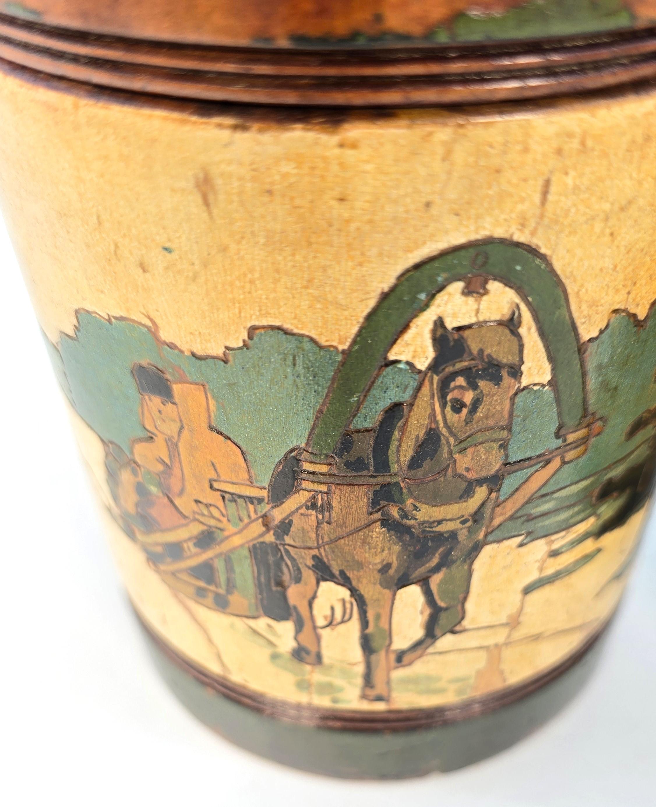 Boîtes à tabac russes à décor sculpté et peint, vert, C 1890 en vente 10