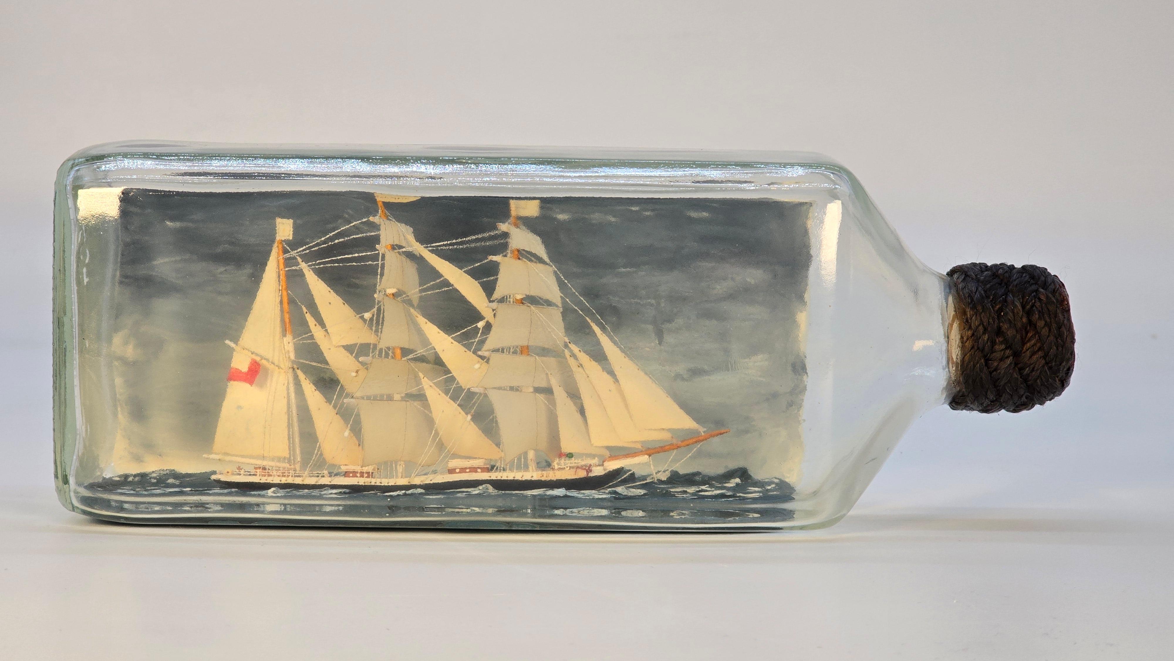 Ship in bottle diorama 