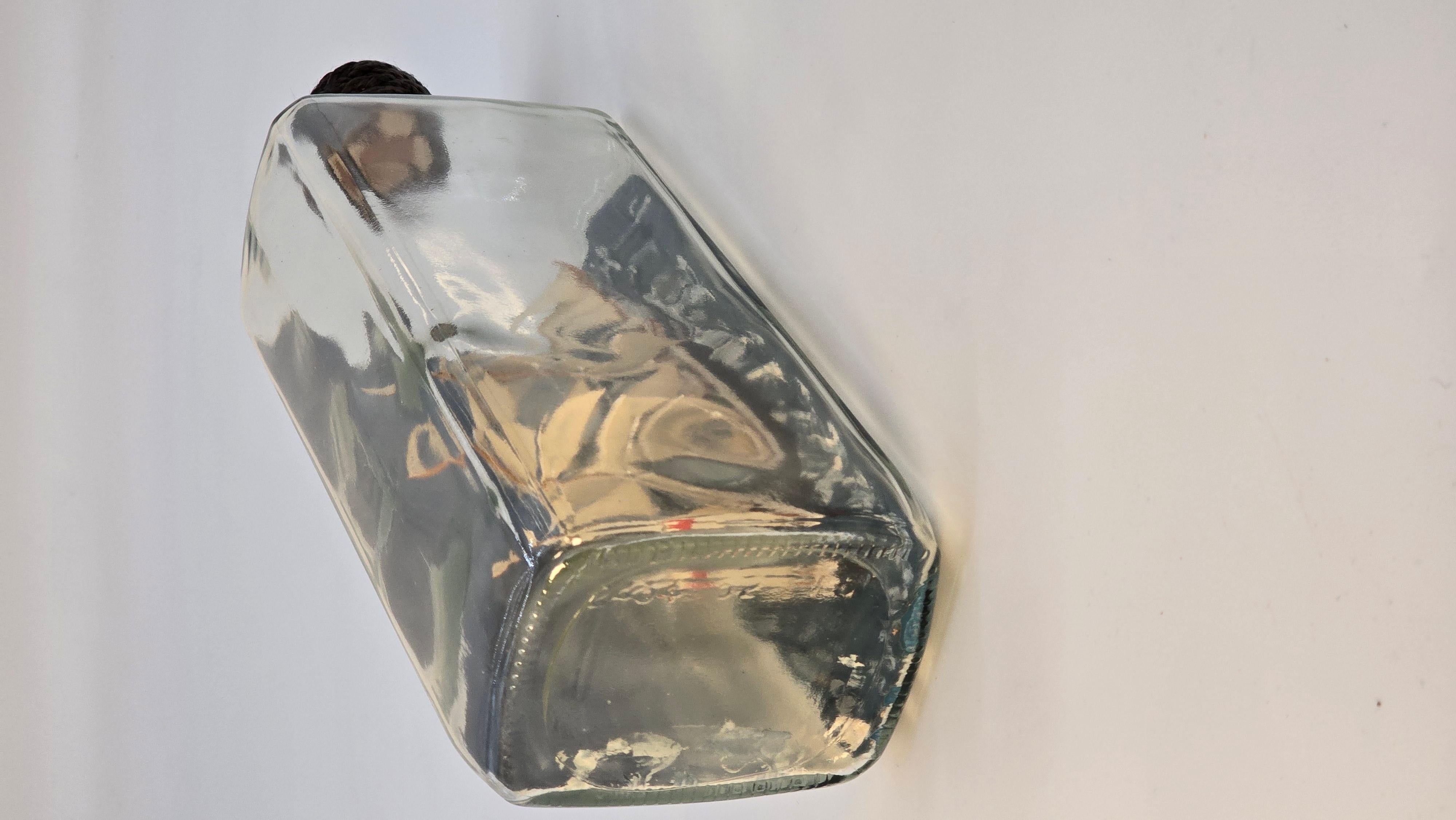 Hand-Crafted Ship in bottle diorama 