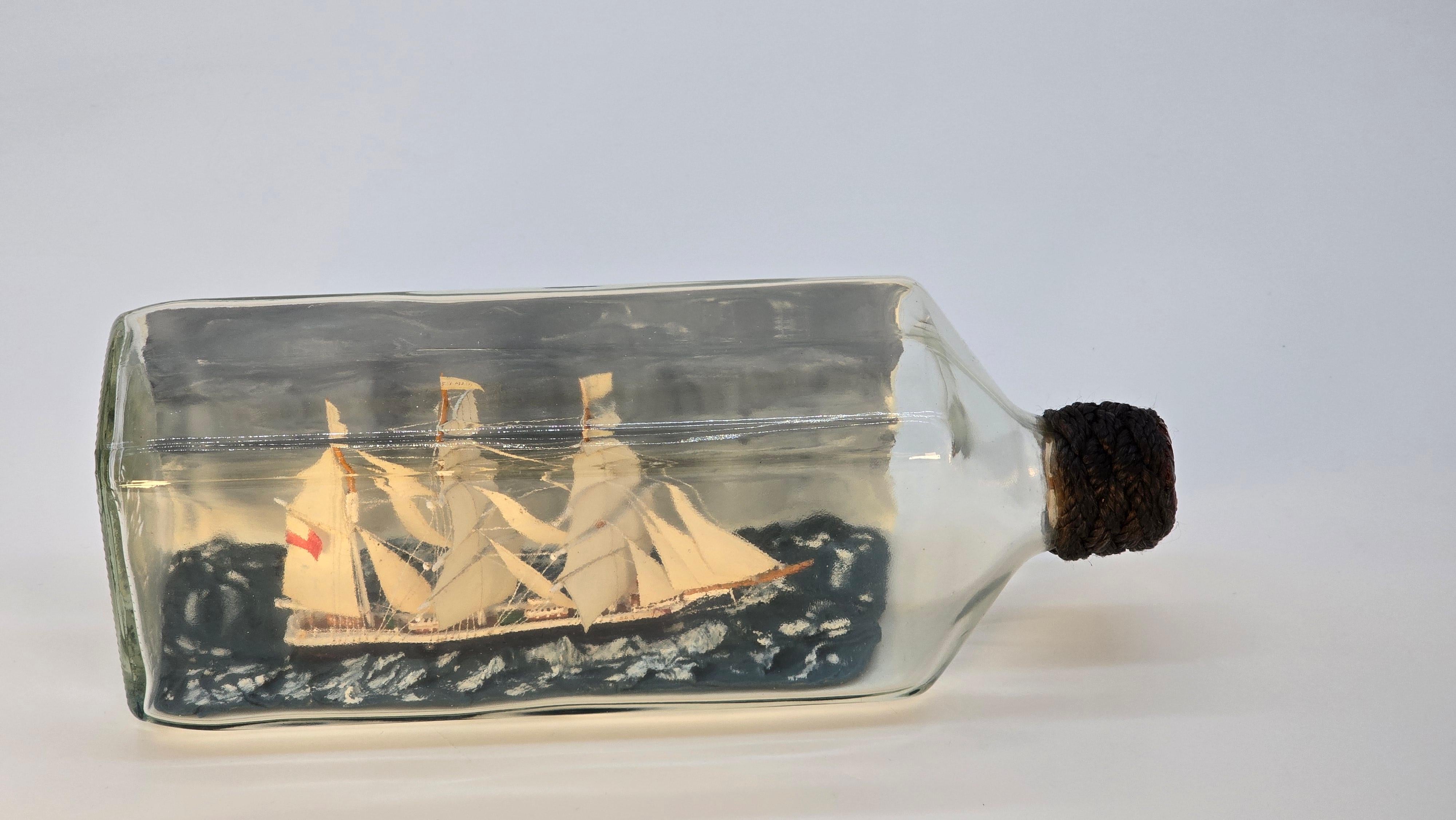 Ship in bottle diorama 