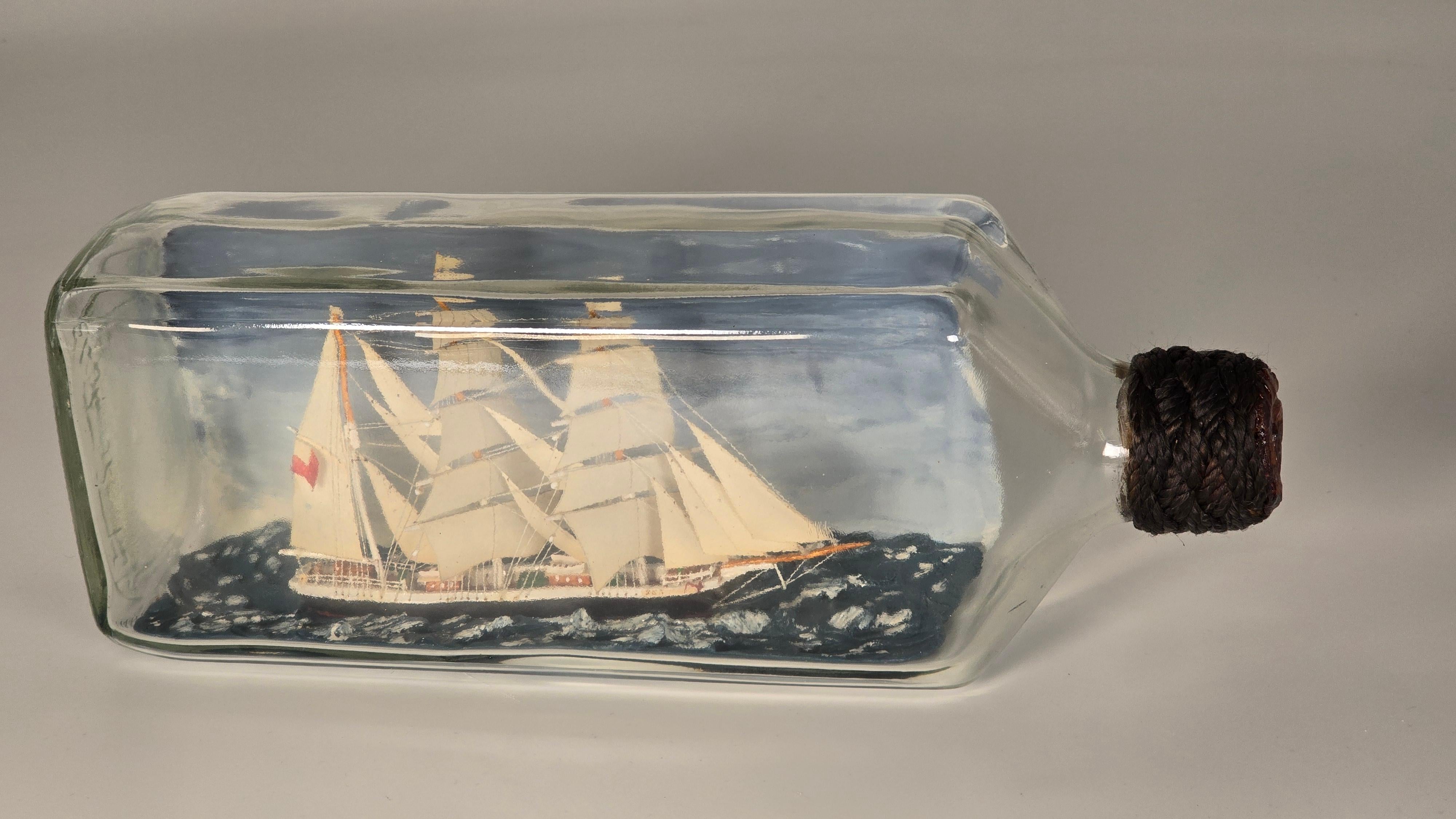 Ship in bottle diorama 