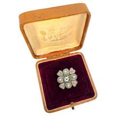 19th century Italian micro mosaic brooch, circa 1880