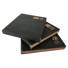 A set of three English photograph albums depicting life in the Edwardian times