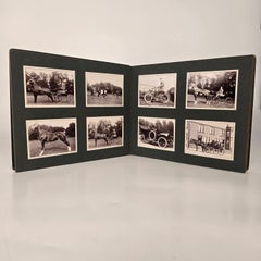 A set of three English photograph albums depicting life in the Edwardian times
