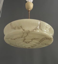 Large Art Déco Pendant Light, 1930s - 1940s