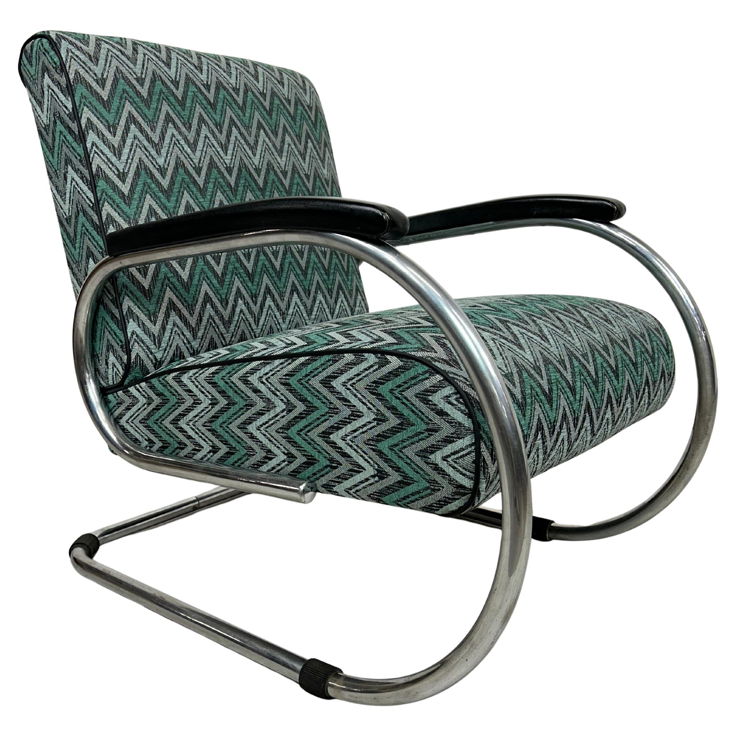 Sillón de acero tubular de Tubax