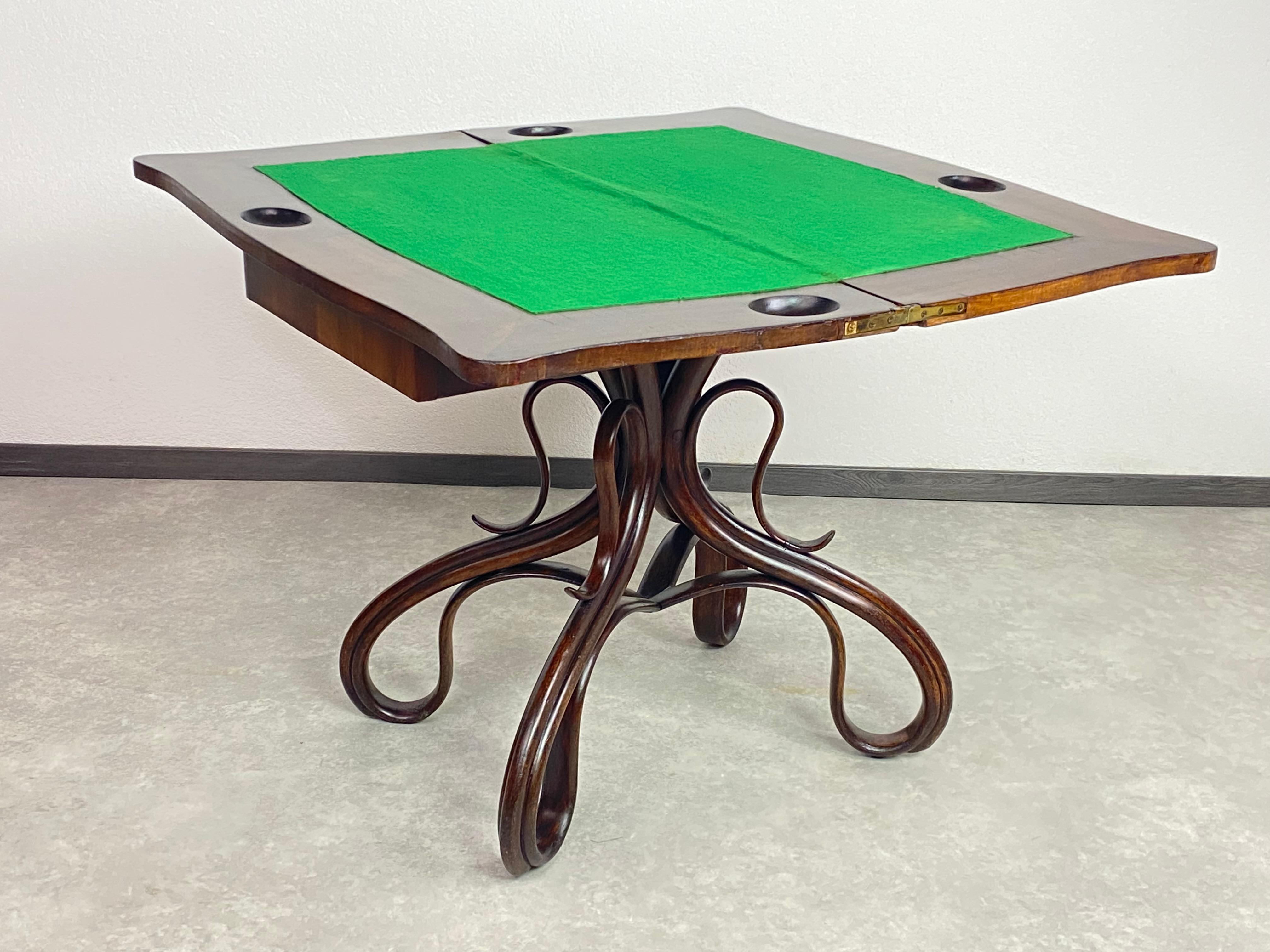 Late 19th Century Thonet card table For Sale