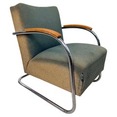 Iconic Bauhaus Model Fn 21 "Famos" Cantilever Armchair by Anton Lorenz for Mücke
