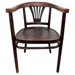 Sillón Art Nouveau Thonet n.º 24, diseño del arquitecto. Emanuel von Seidl
