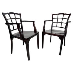Fauteuils A562 très rares, créés par Otto Prutscher pour Thonet