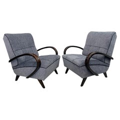 Pair of Restored Mid-Century Modern Armchairs by František Jirák