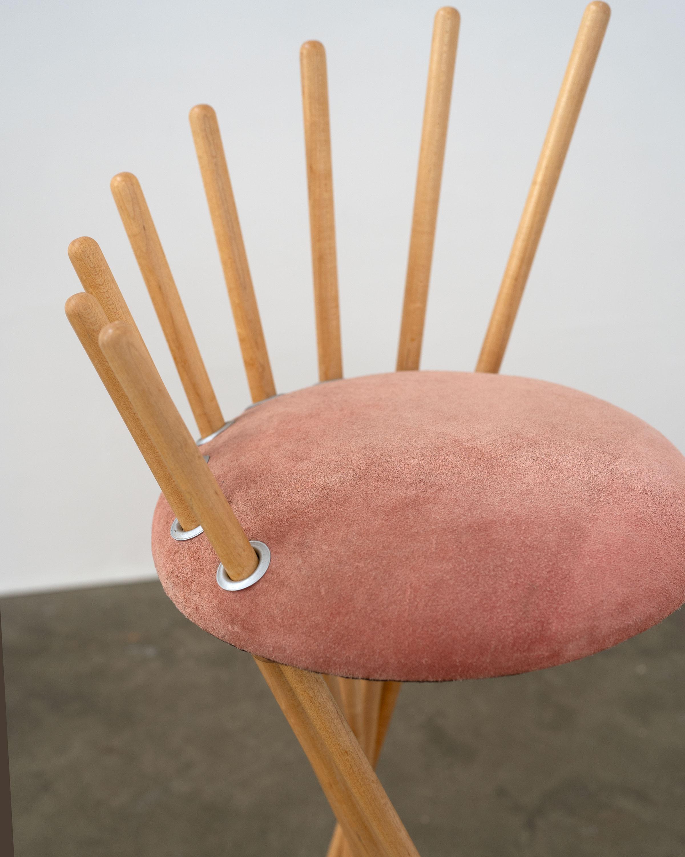British Postmodern Prototype Stool by Isabelle Moore, 1995 For Sale