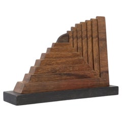 Scultura architettonica in legno di Hans-Jürgen Buchert, 2001