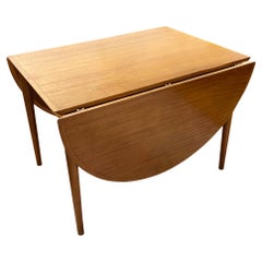 Teak Adjustable Dining Table by Arne Vodder, Denmark 1960s