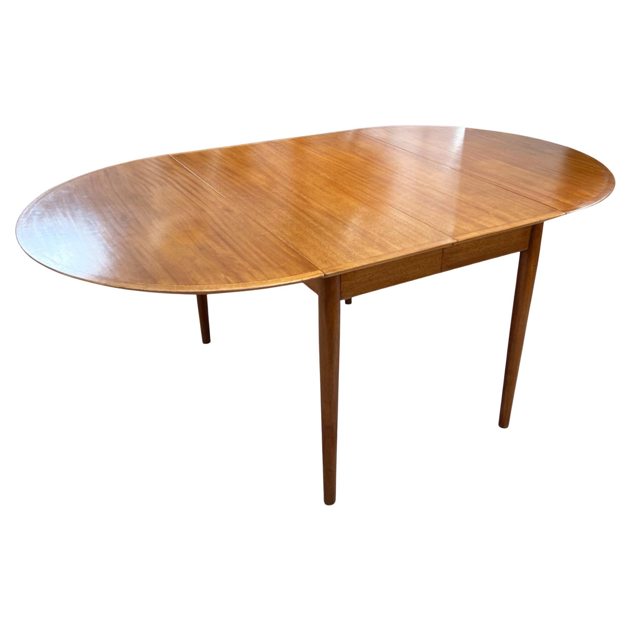 Teak Adjustable Dining Table by Arne Vodder, Denmark 1960s For Sale