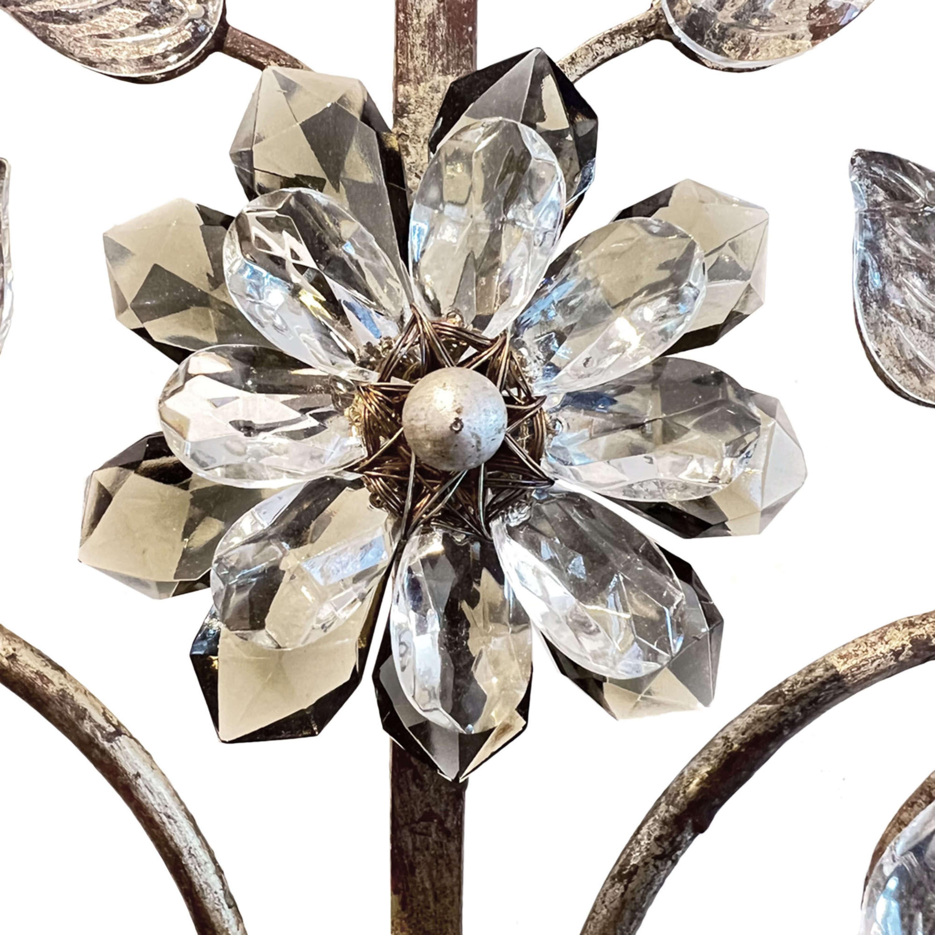 Italian Large Pair of 1970s Banci Firenze Wall Sconces For Sale