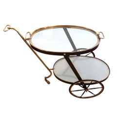Small Italian Midcentury Bar Cart