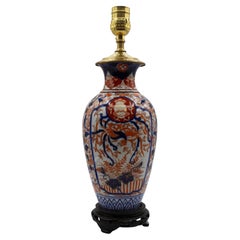 Circa 1880 Japanese Imari Vase Table Lamp