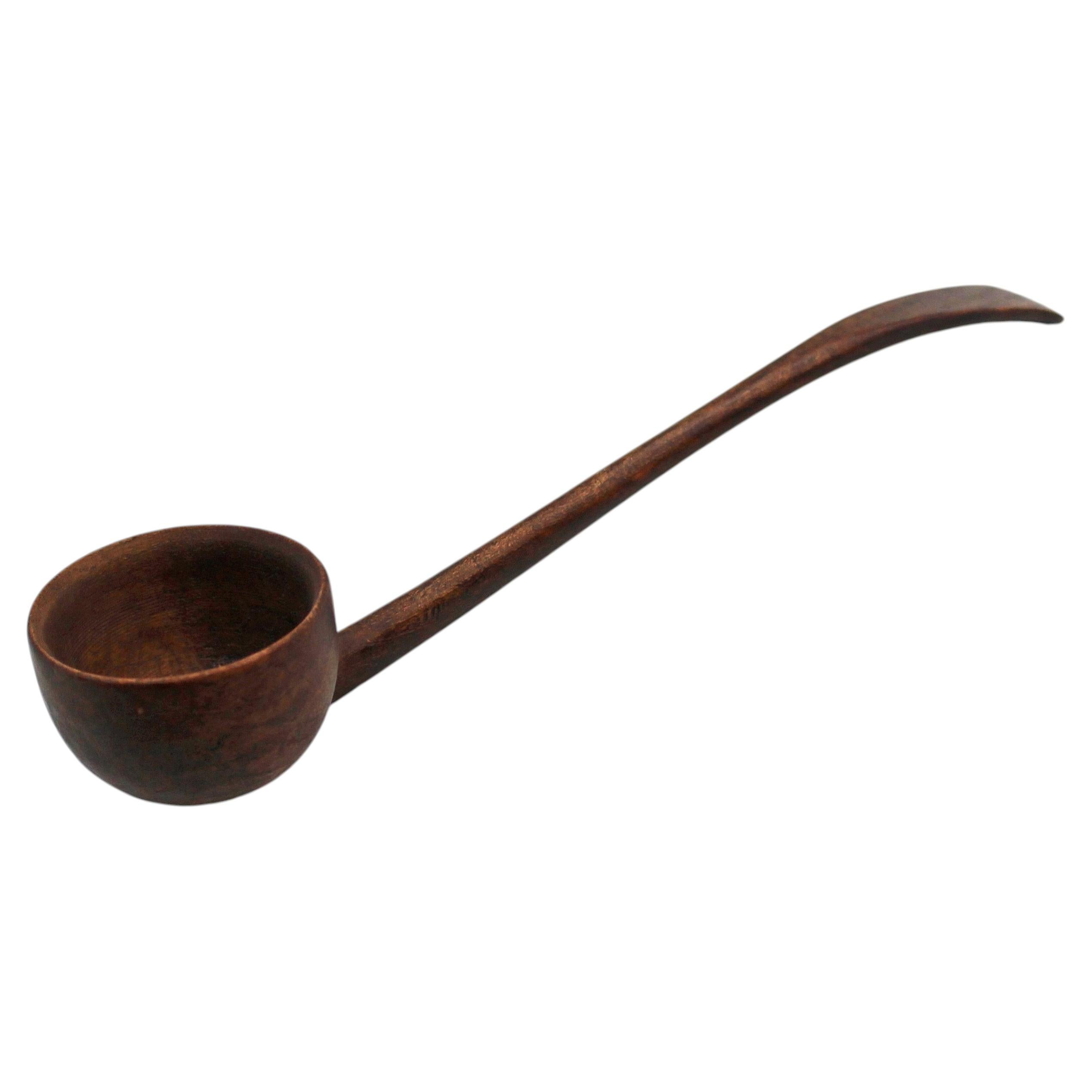 Cuchara para rapé de madera del siglo XVIII en venta