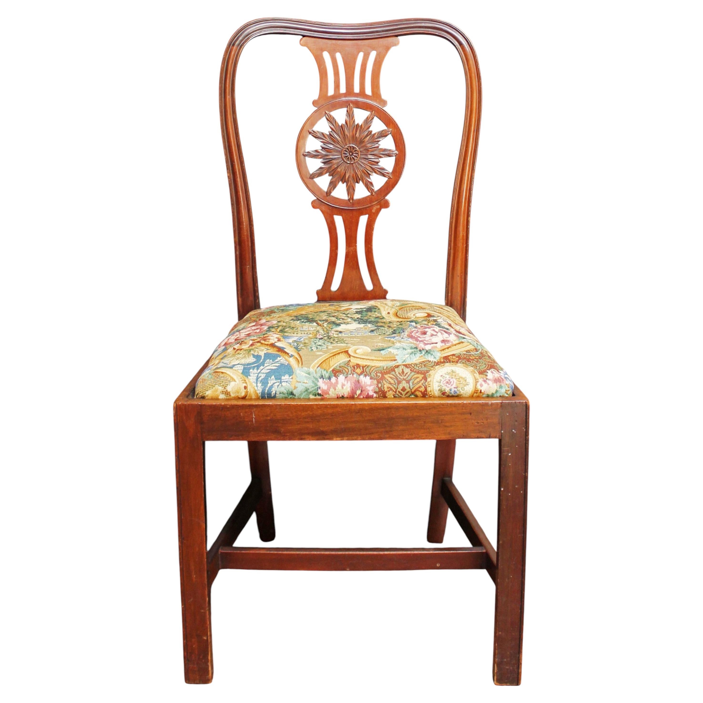 Circa 1900 Georgian Revival Style Side Chair For Sale