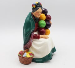 Dated 1931 English Royal Doulton Porcelain "The Old Balloon Seller" Figurine