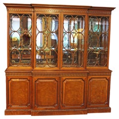 Early 20th Century English Georgian Style Breakfront