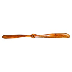Circa 1920s-1930s Anglo-American Prop Airplane Propeller