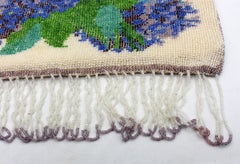Circa 1920s Micro-Beaded Floral Tapestry Purse
