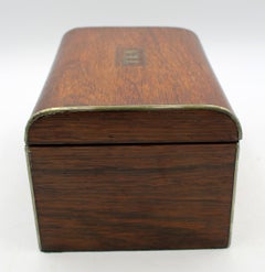 Mid-19th Century English Victorian Tea Caddy Box