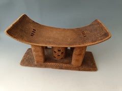 African Tribal Art Old Ashanti stool Ghana