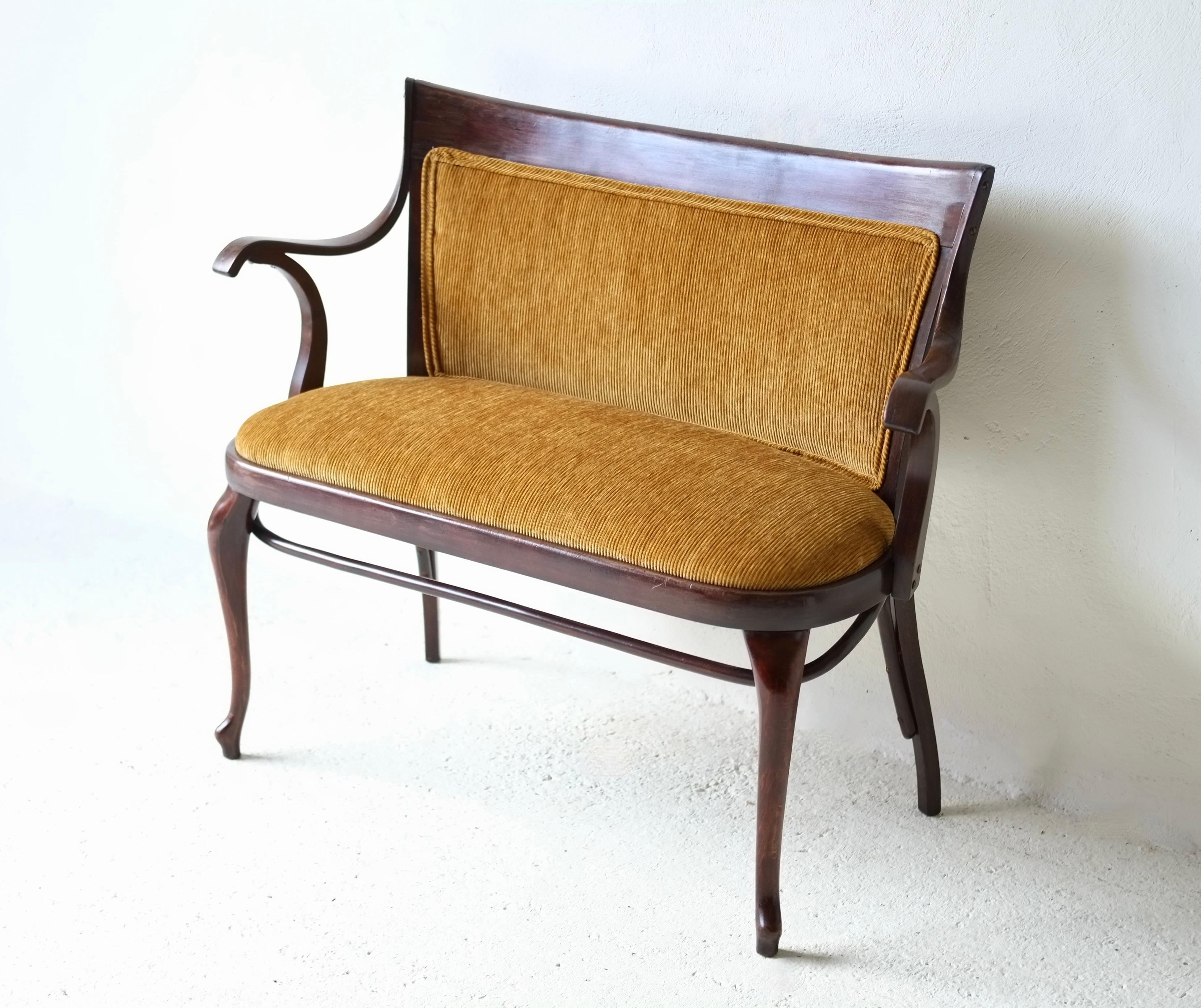 Banc sécessionniste d'Adolf Loos (1870-1933), Thonet n° 6150 en vente 2