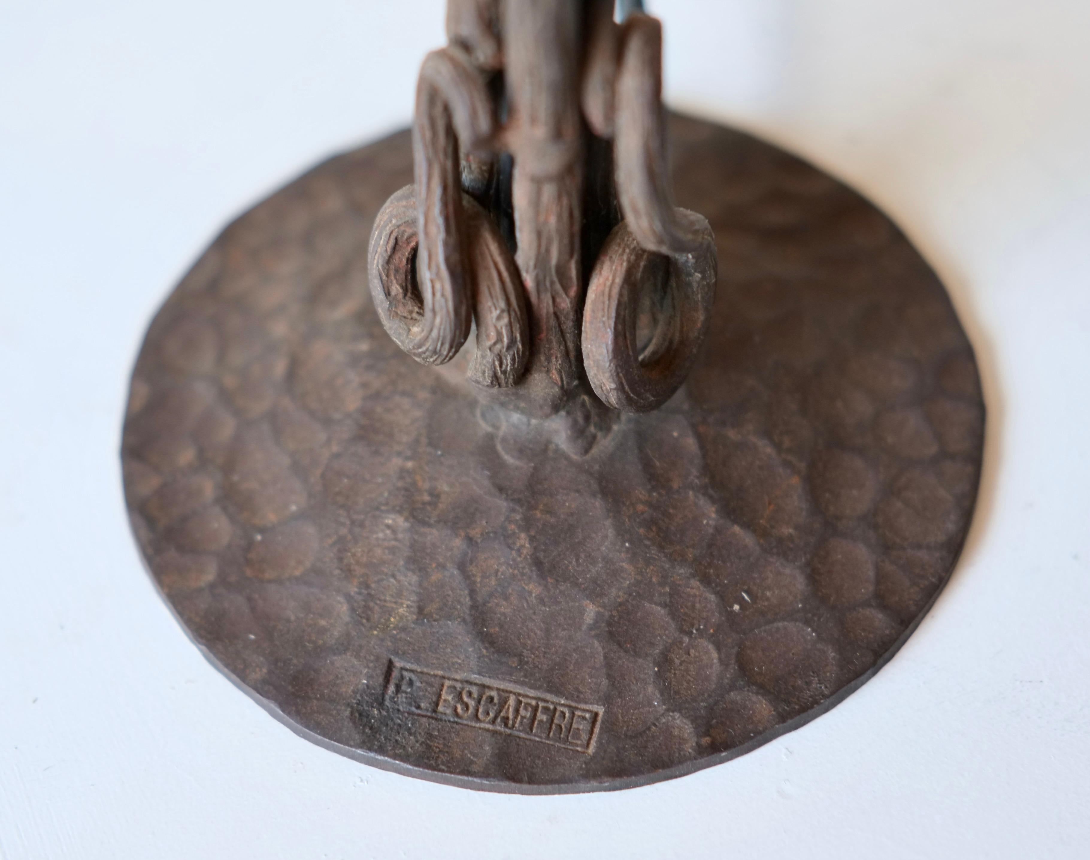 Lámpara Daum & P.Escaffre, Francia, circa 1930 en Bueno estado para la venta en London, GB