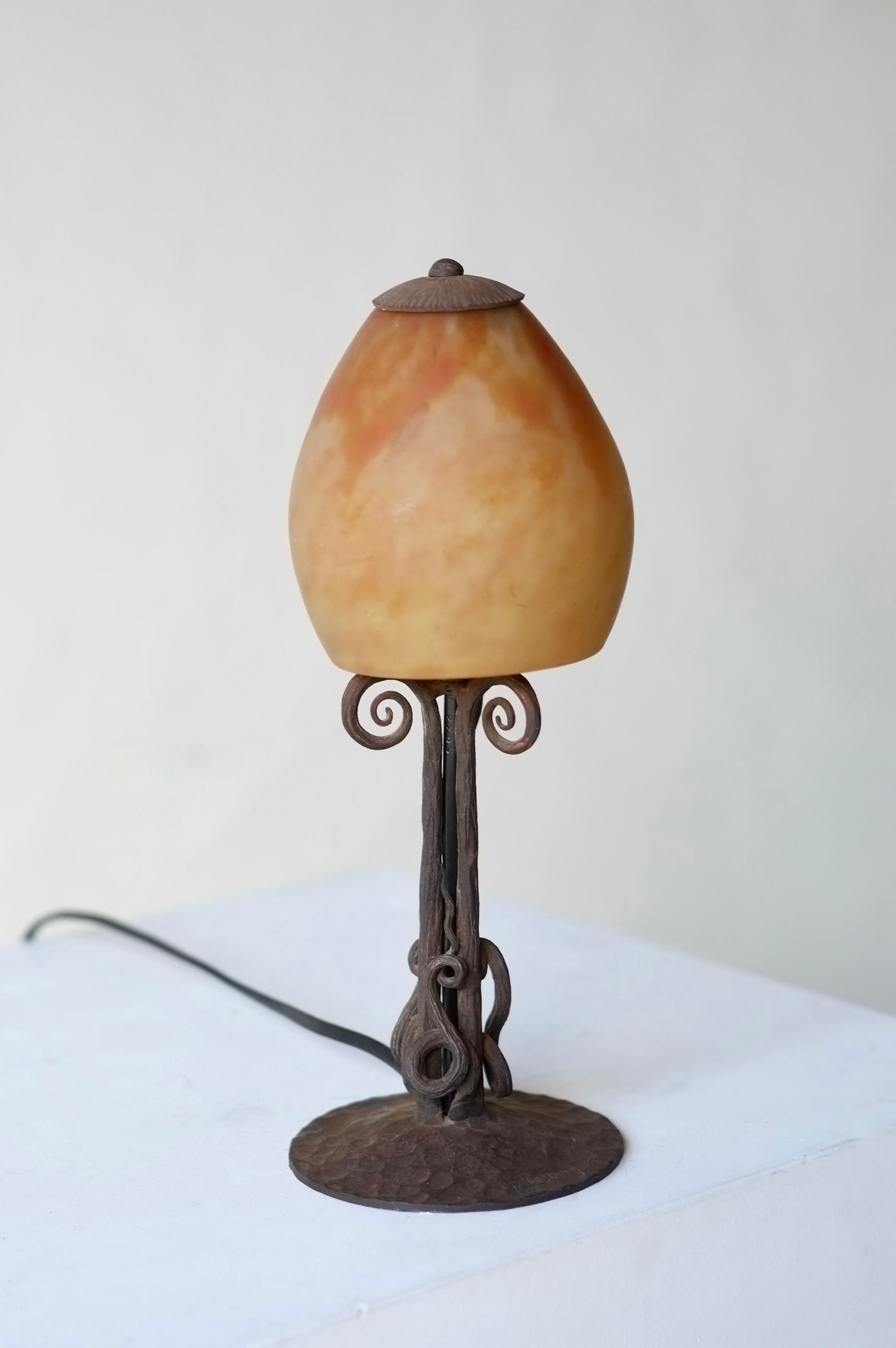Lámpara Daum & P.Escaffre, Francia, circa 1930 en venta 3