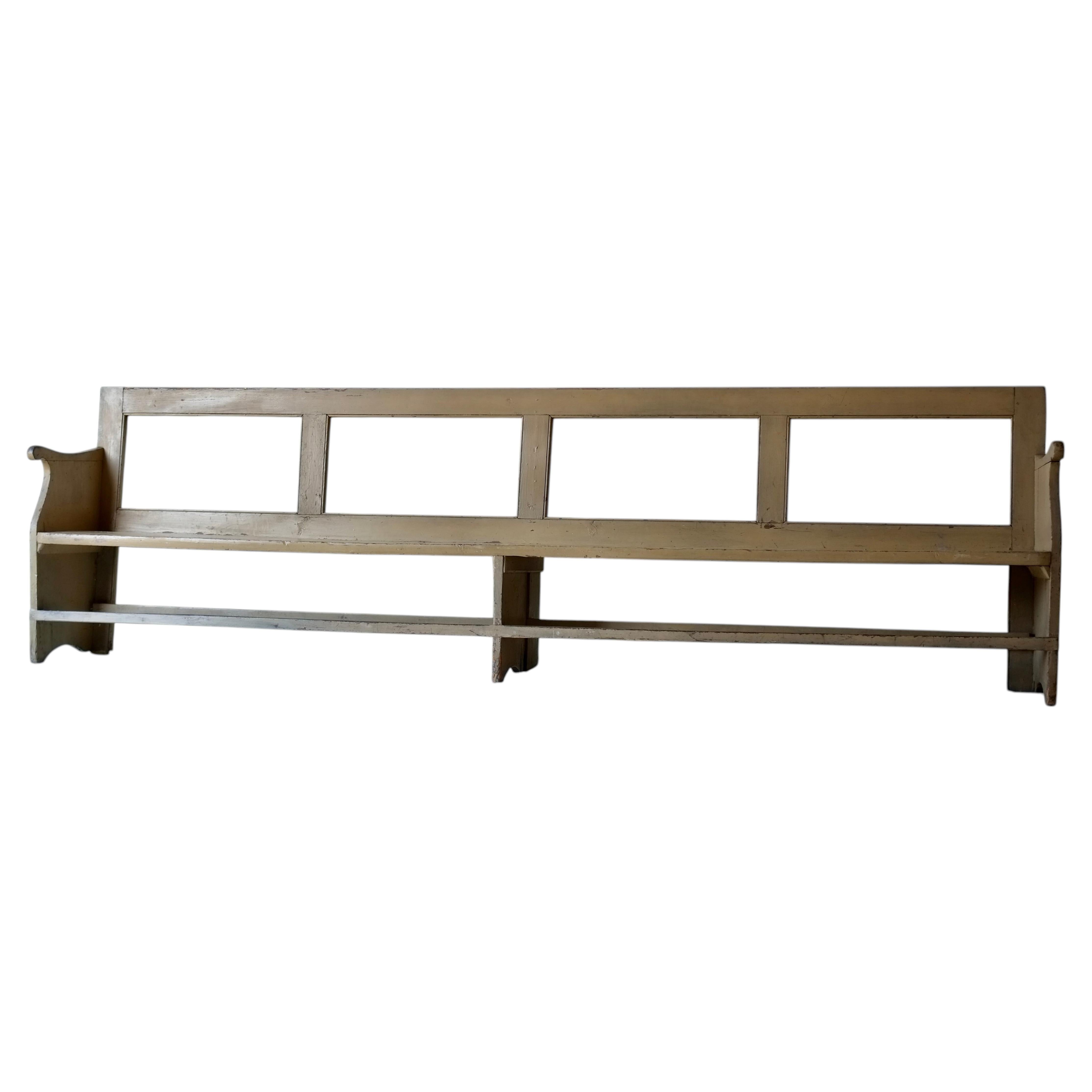 19th Century Meeting House Benches For Sale