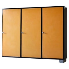Italian Rationalist Three-Door Wardrobe Italy, circa 1930
