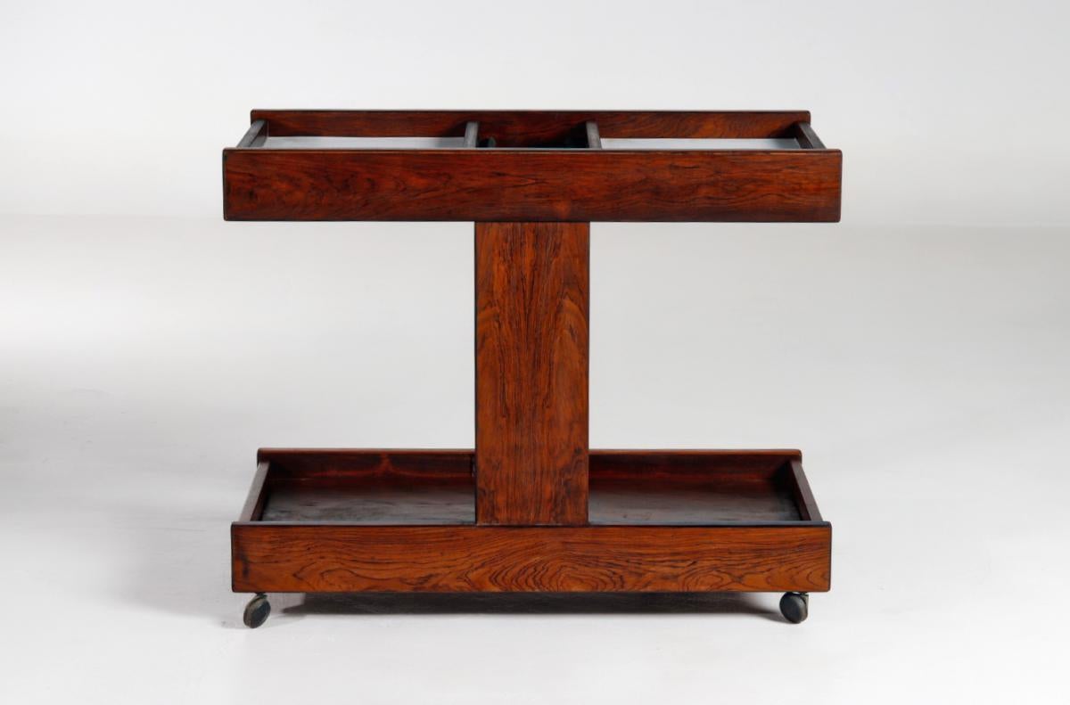 Mid-Century Modern Chariot de bar Celina Decorações en vente