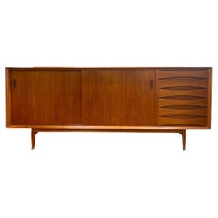 Arne Vodder Teak Credenza Model 21 by Sibast with Original Invoice