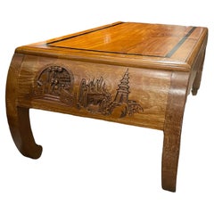 Asian Carved Coffee Table