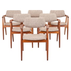 Set of 6 intage GM11 Dining Chairs from Glostrup Møbelfabrik, 1960s
