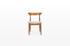 Danish Modern Dining Chair, Solid Teak, Sculptural Design, 1960s