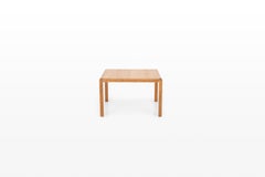 Table basse en chêne de Van Den Berghe Pauvers, années 1970