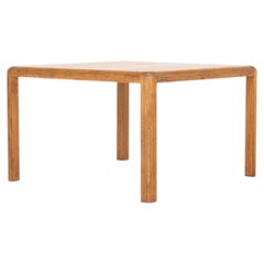 Table basse en chêne de Van Den Berghe Pauvers, années 1970