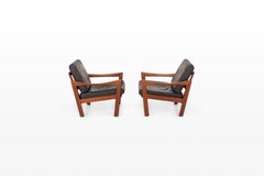 Vintage Easy Chairs by Illum Wikkelsø for Niels Eilersen, 1960s, Set of 2