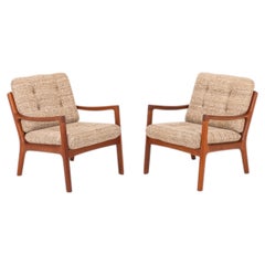 Easy Chairs by Ole Wanscher for France & Son, 1960s, Set of 2