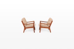 Easy Chairs by Ole Wanscher for France & Son, 1960s, Set of 2